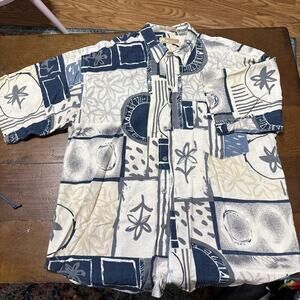 Vintage Guess Classic Sportswear Men's Casual Button-Down Shirt 1990's- M